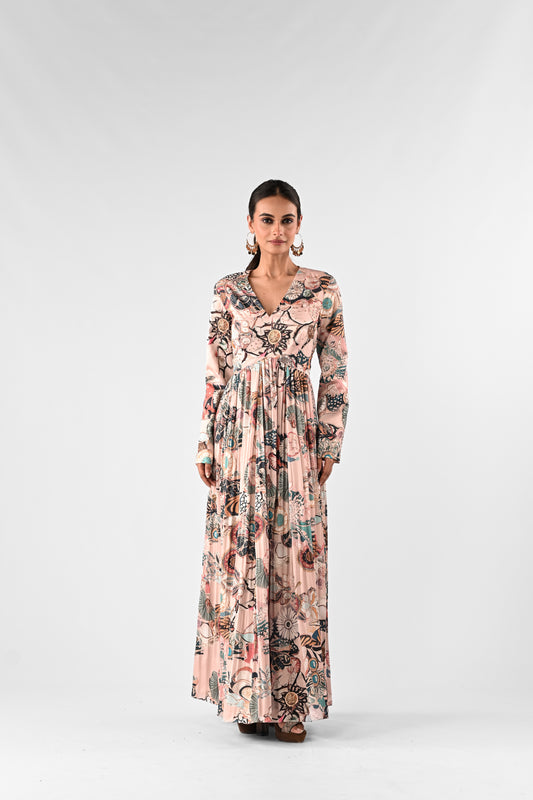 Abstract Printed Anarkali